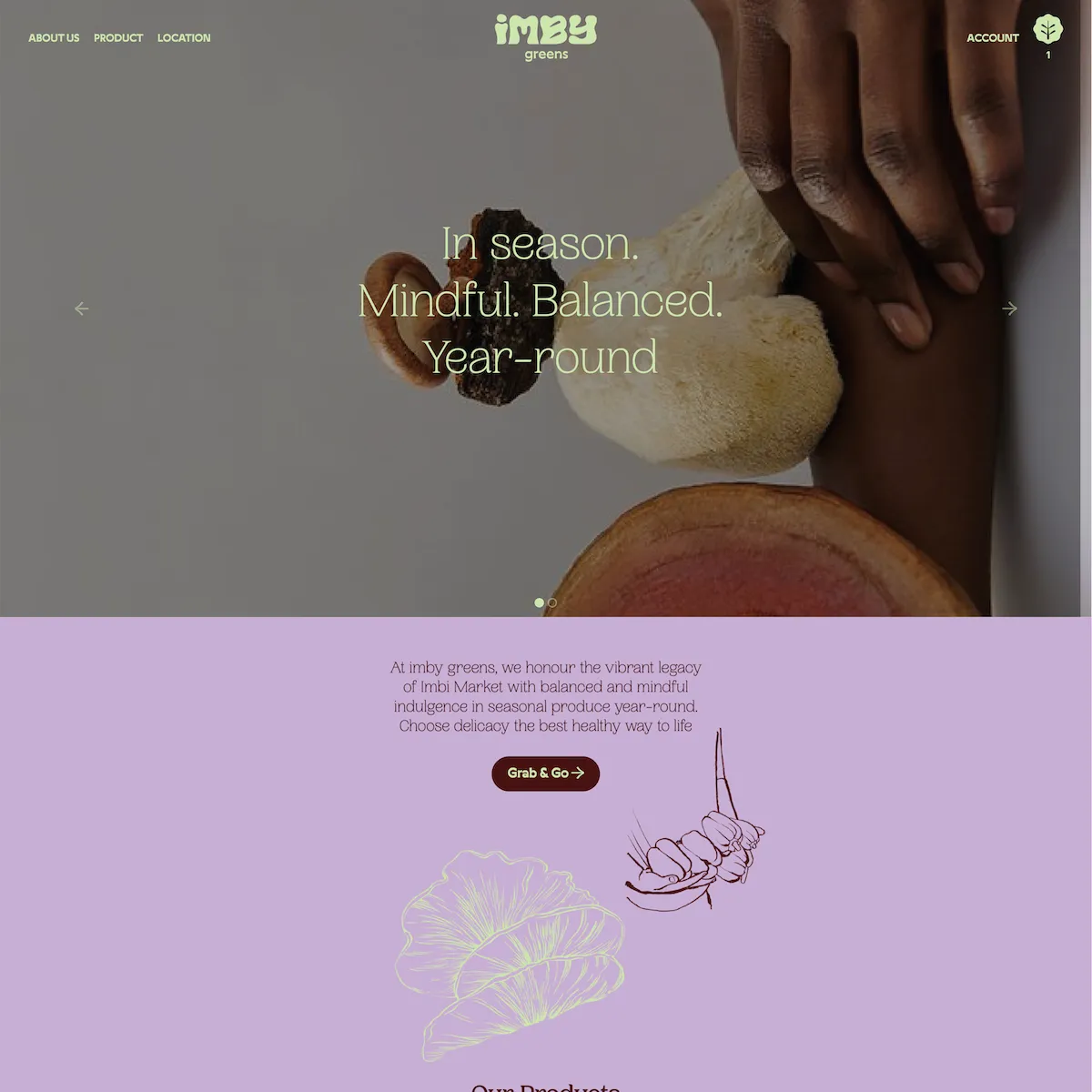 IMBY — Retail Store website