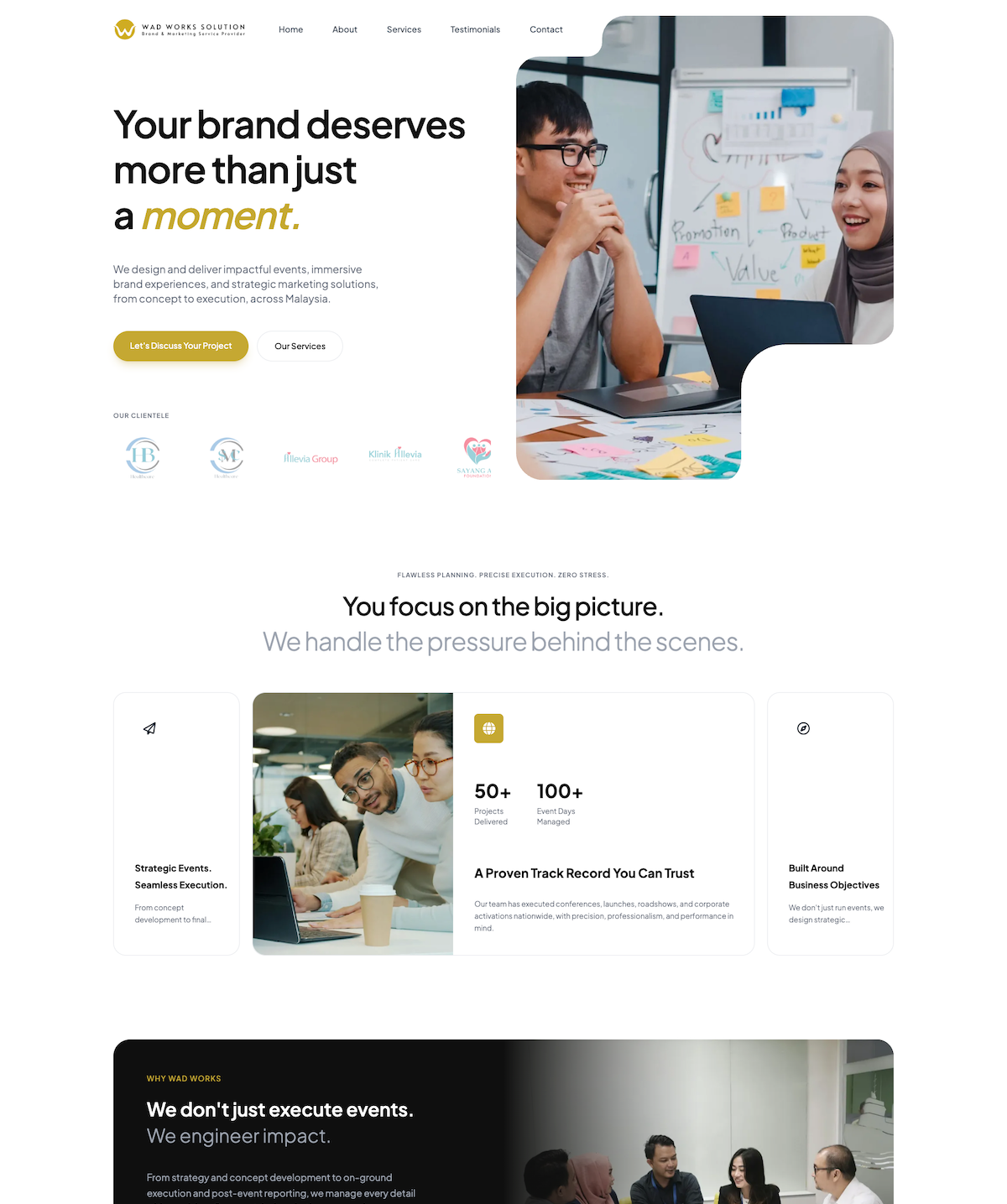Wadworks — Marketing Agency website