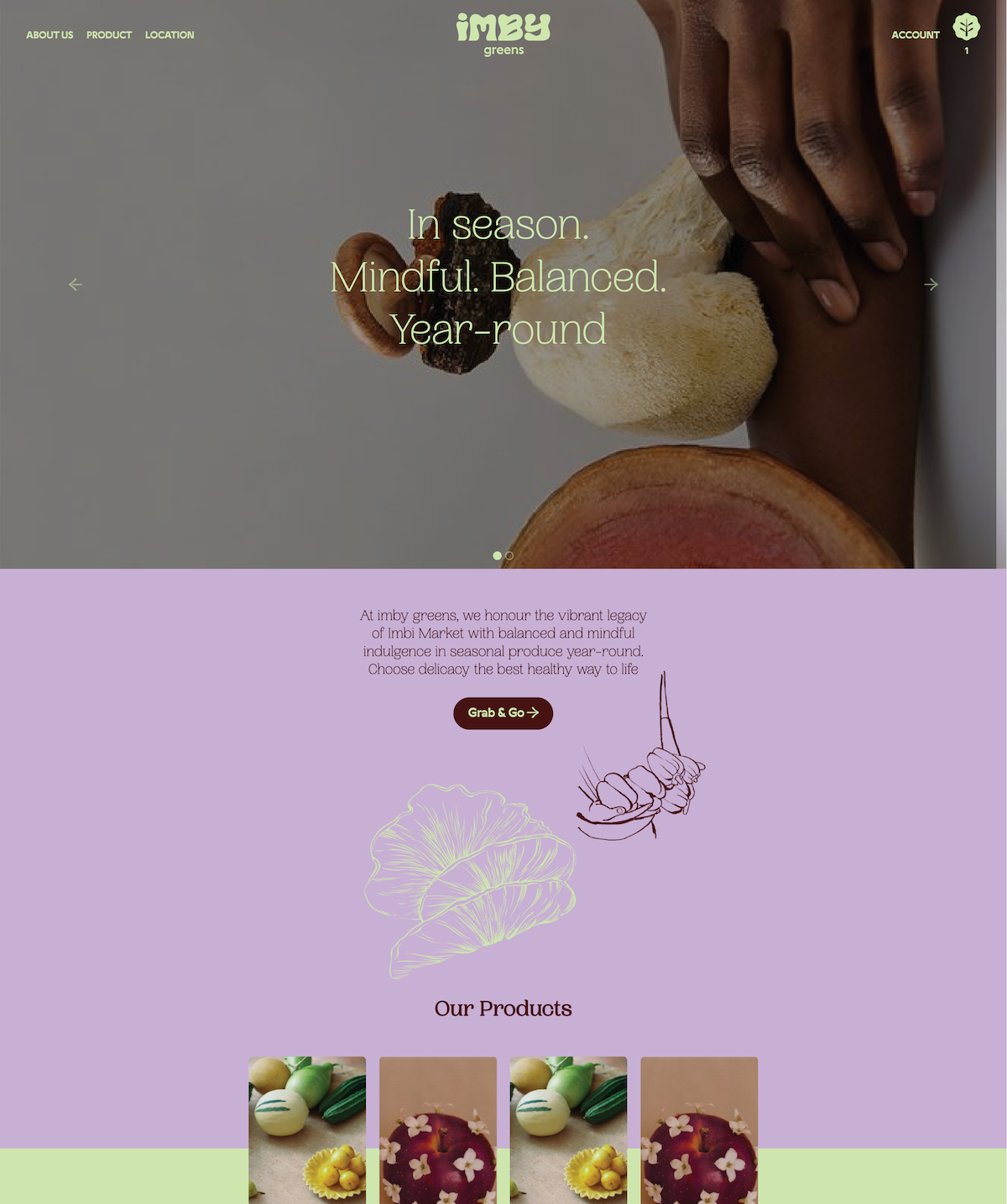 IMBY — Retail Store website